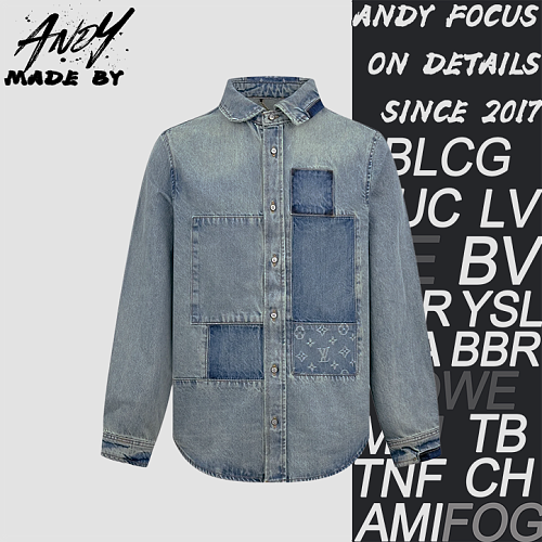 Louis Vuitton Patchwork Skateboard Denim Jacket