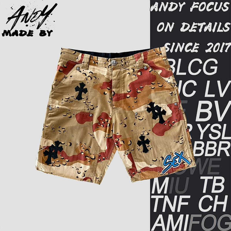 Chrome Hearts CH Camouflage Short Sleeve Shirt