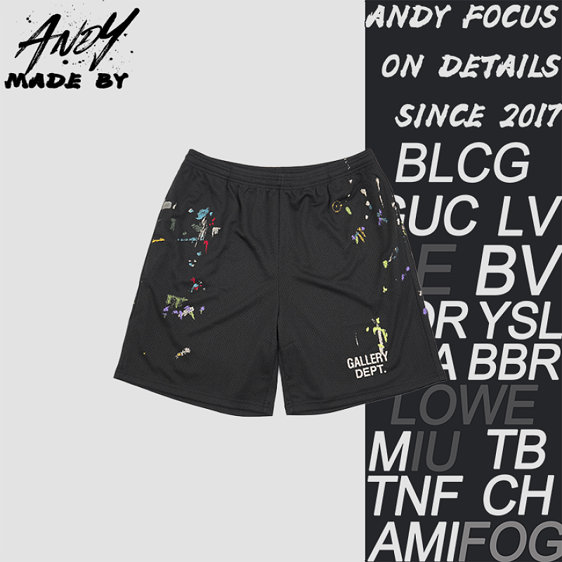 26 Splatter-Paint Mesh Shorts