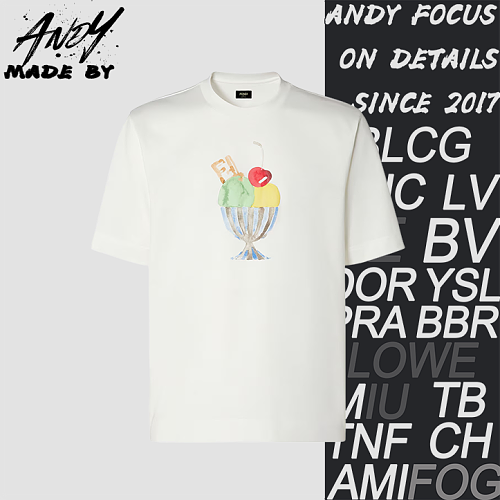 Ice Cream Print Short-sleeve