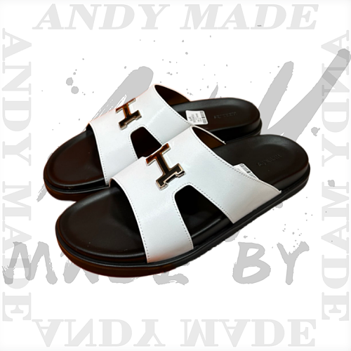 Hermès Oran Cowhide H-shaped SlippersItem ID