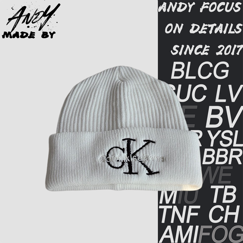 Off-White Knitted Hat