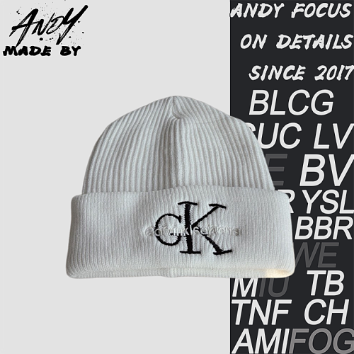 Off-White Knitted Hat