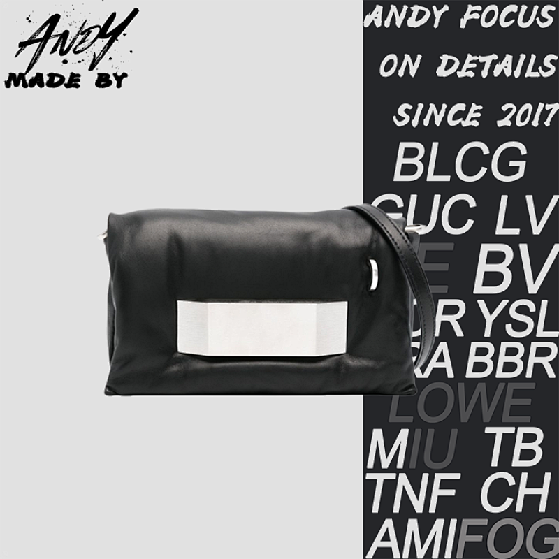 R O Lambskin Shoulder Bag Small Size