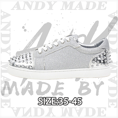 Rhinestone-Laced Casual Sneakers