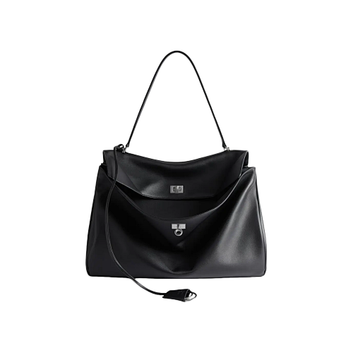 Balenciaga The Most Popular Black And Silver Small Size At Rodeo Paris