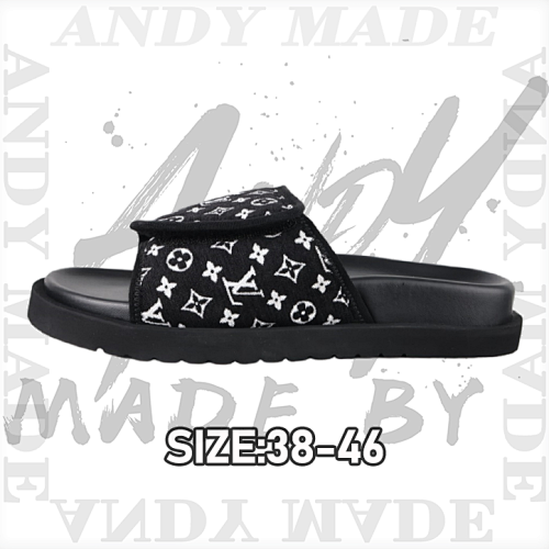 Louis Vuitton Round Head Flip Flops Series