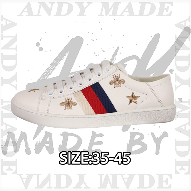 Gucci Ace Low Sneaker Series Low-top Retro Versatile