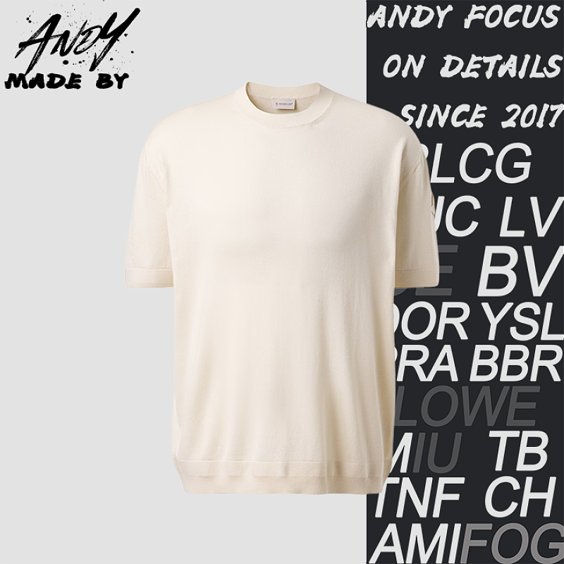Mulberry Silk Sleeve Patch Short Sleeve