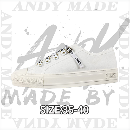 Dior Thin Sole White Fabric