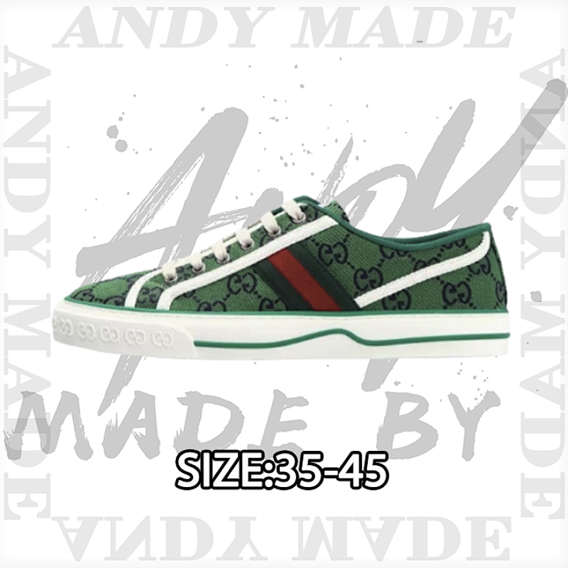 Tennis Print Sneaker Gucci Canvas Shoes Series Full Gif