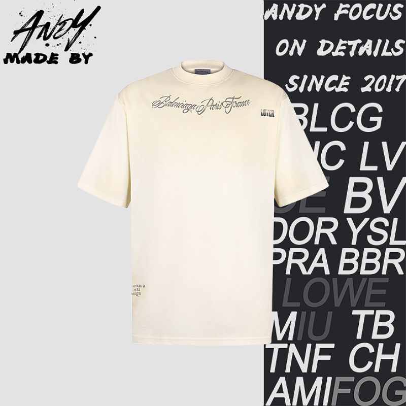 Classic Ink Jacquard Crew Neck Short-Sleeve T-Shirt
