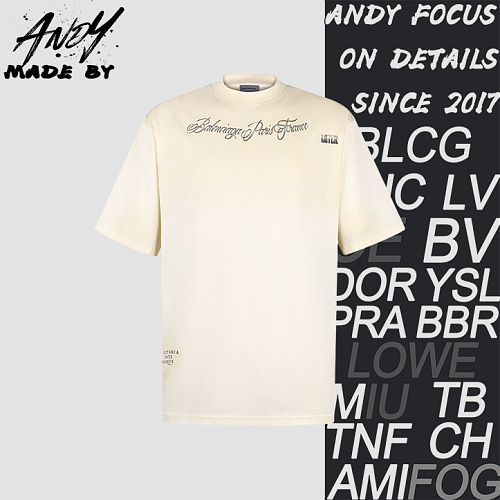 Classic Ink Jacquard Crew Neck Short-Sleeve T-Shirt