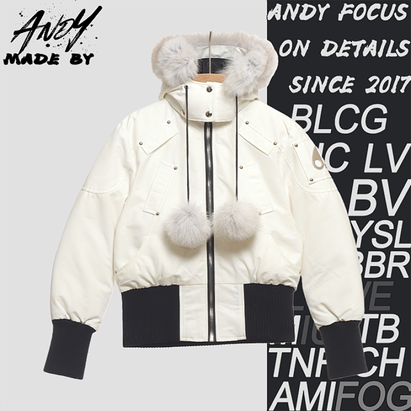 Off-White Silver Scissors 03 Short Classic Down Jacket
