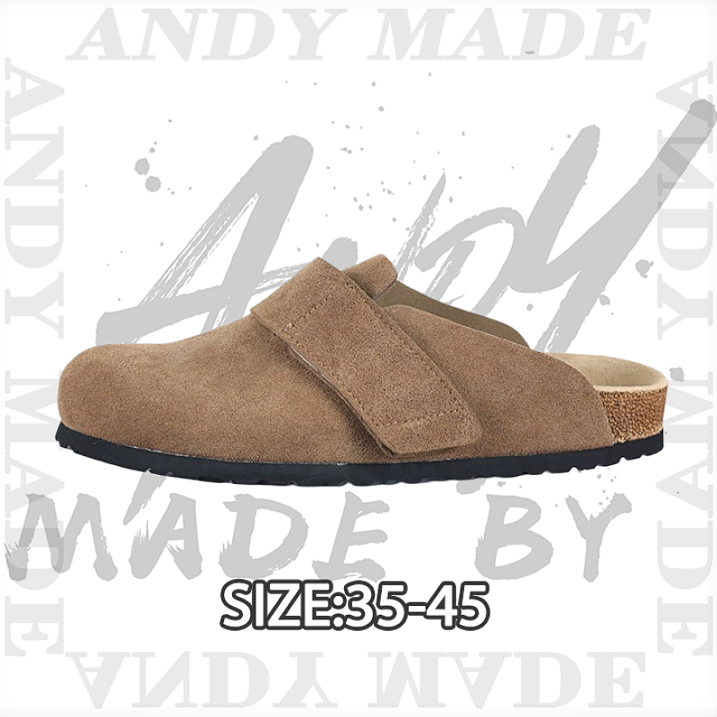 Birkenstock Baotou Velcro Half-Slip Sand Color