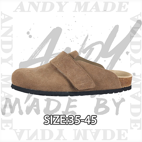 Birkenstock Baotou Velcro Half-Slip Sand Color
