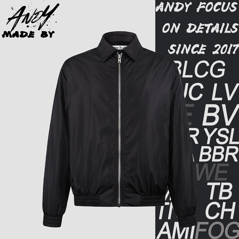 Acne Studios Logo Technical Fabric Jacket