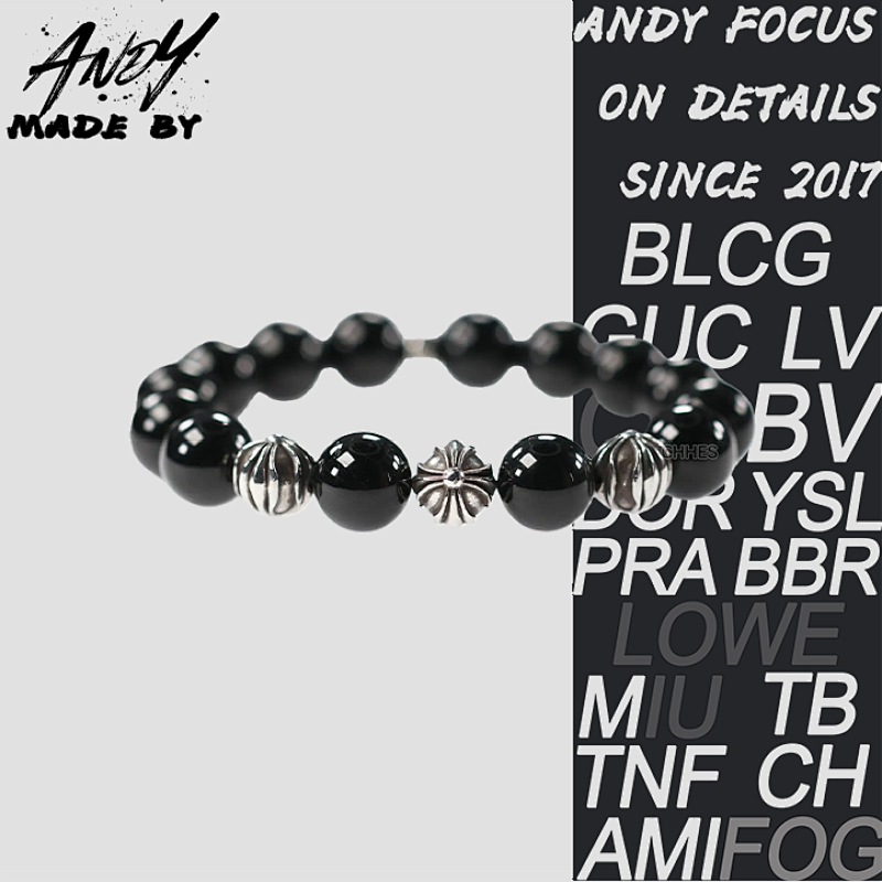 Chrome Hearts Obsidian Bracelet