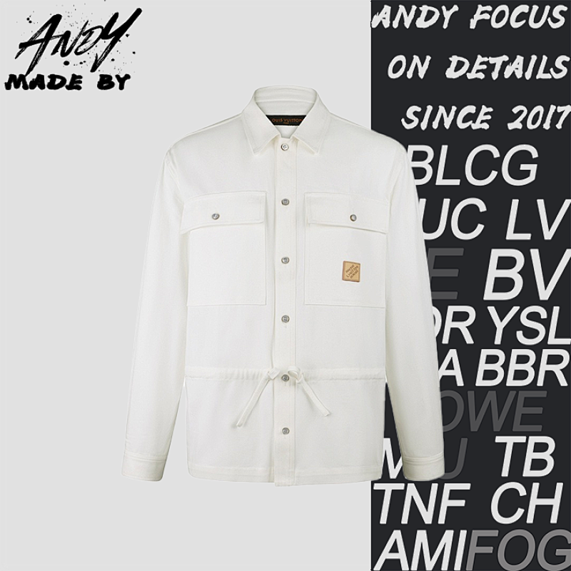 Logo Jacquard Jacket Shirt