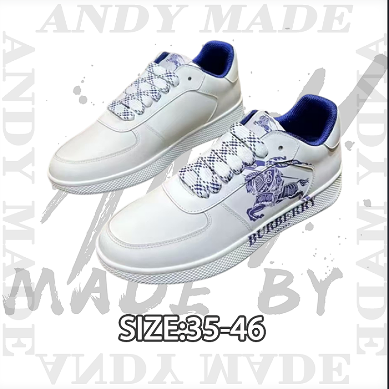 Upgraded Burberry Sneakers Made In Italy Decorated With Classic Patterned Designs Paired W