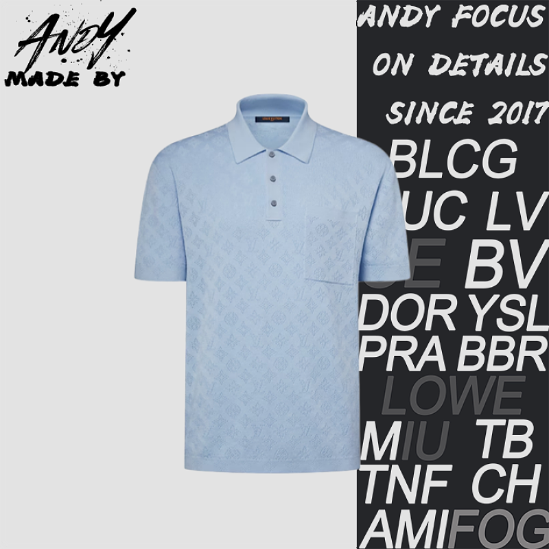 Louis Vuitton LV Openwork Pocket Knitted Polo Shirt
