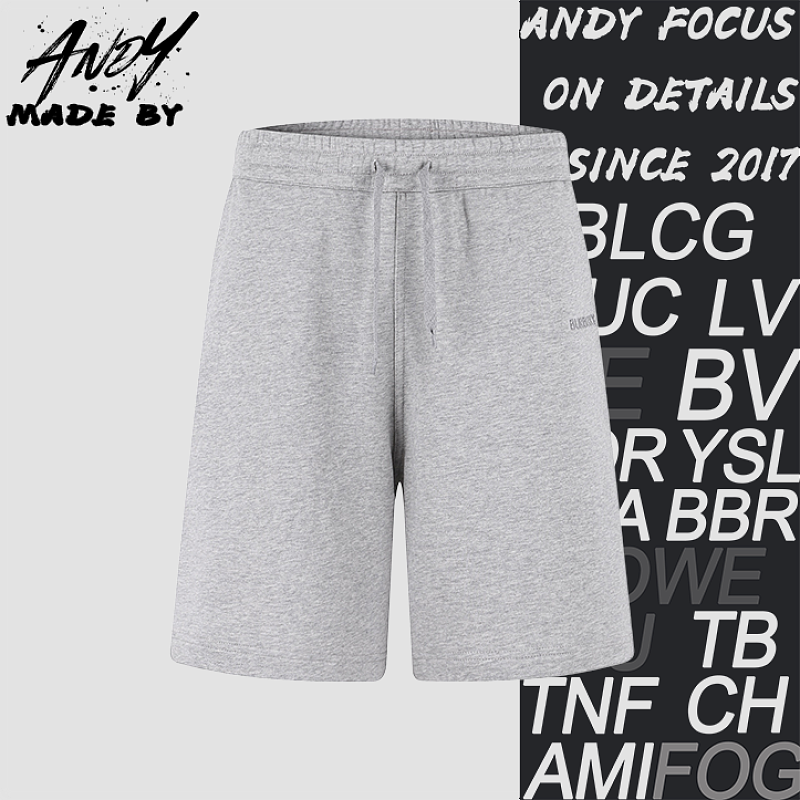 Classic Letter Logo Embroidered Drawstring Shorts