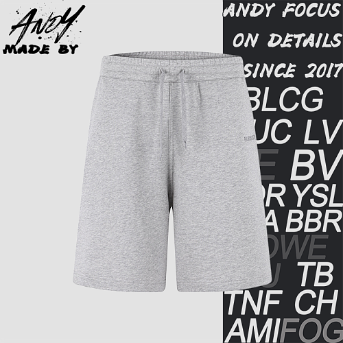 Classic Letter Logo Embroidered Drawstring Shorts