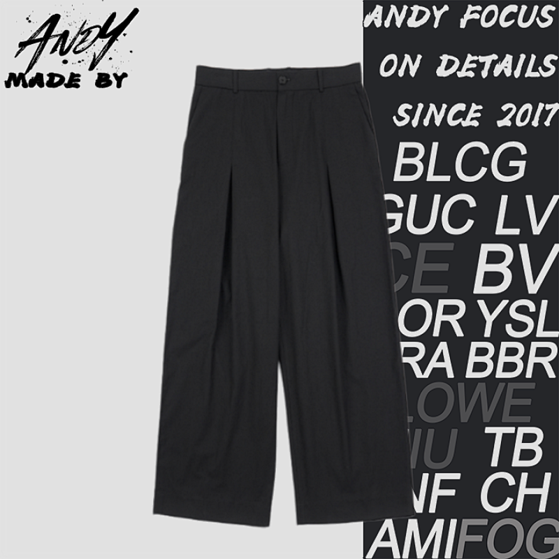 D-button Casual Dress Pants