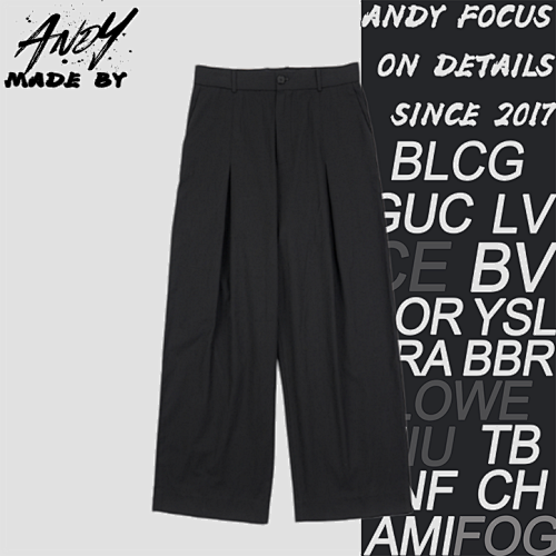 D-button Casual Dress Pants