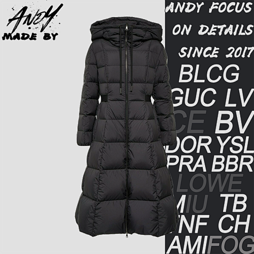 Long Hooded Down Jacket