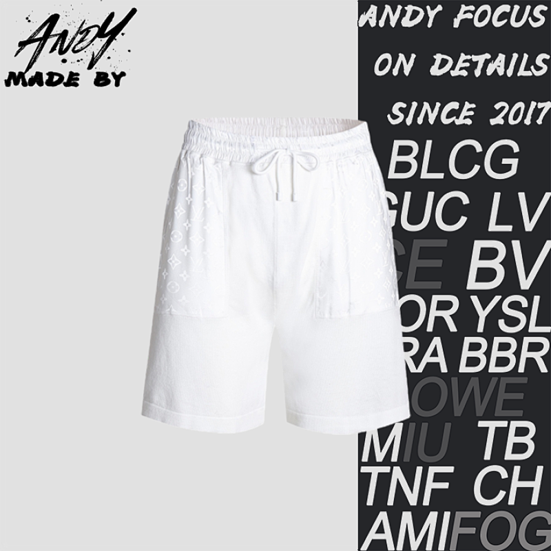 Solid Color Drawstring Nylon Embellished Shorts