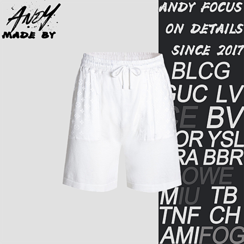 Solid Color Drawstring Nylon Embellished Shorts