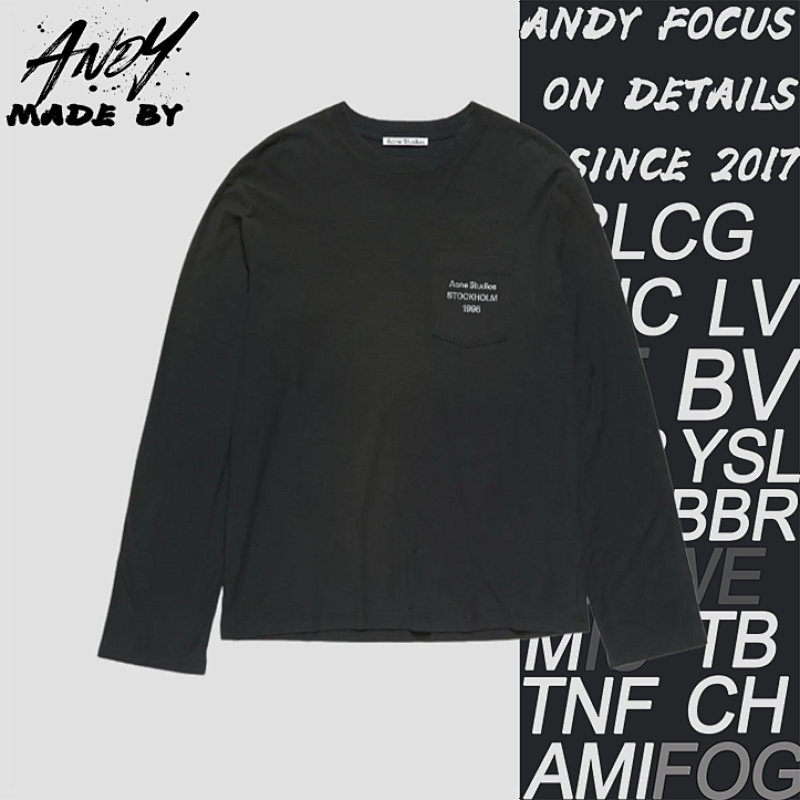 Acne Studios Pocket Print Long-Sleeve T-Shirt