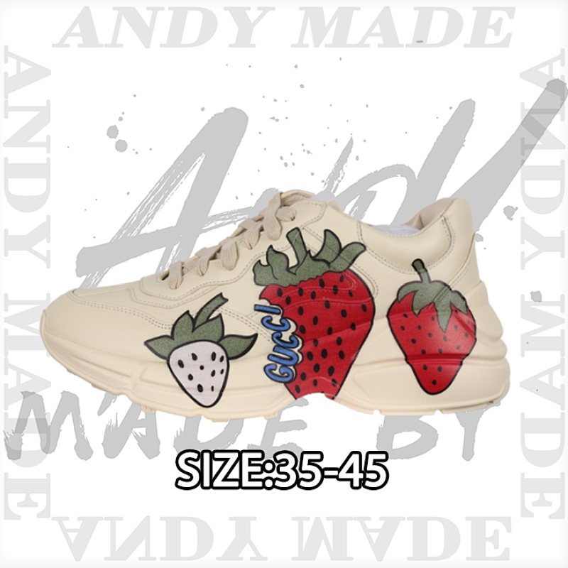 A2 Guangdong Channel 30 Colorways Top-of-the-line Gucci Rhyton Retro Dad Shoes