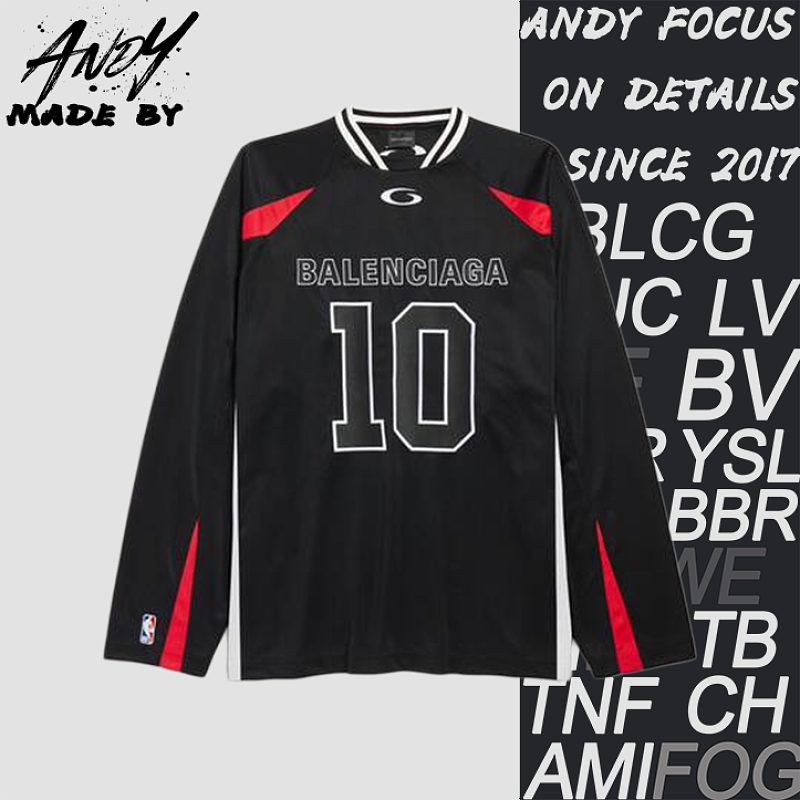 Balenciaga Blcg Nba Circular Silhouette Long Sleeve