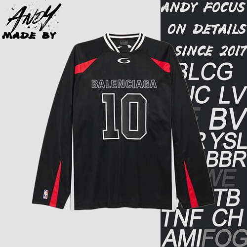 Balenciaga Blcg Nba Circular Silhouette Long Sleeve