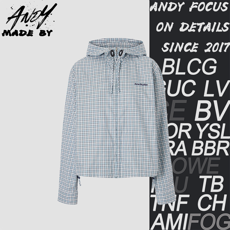 Fine Checkered Hoodie