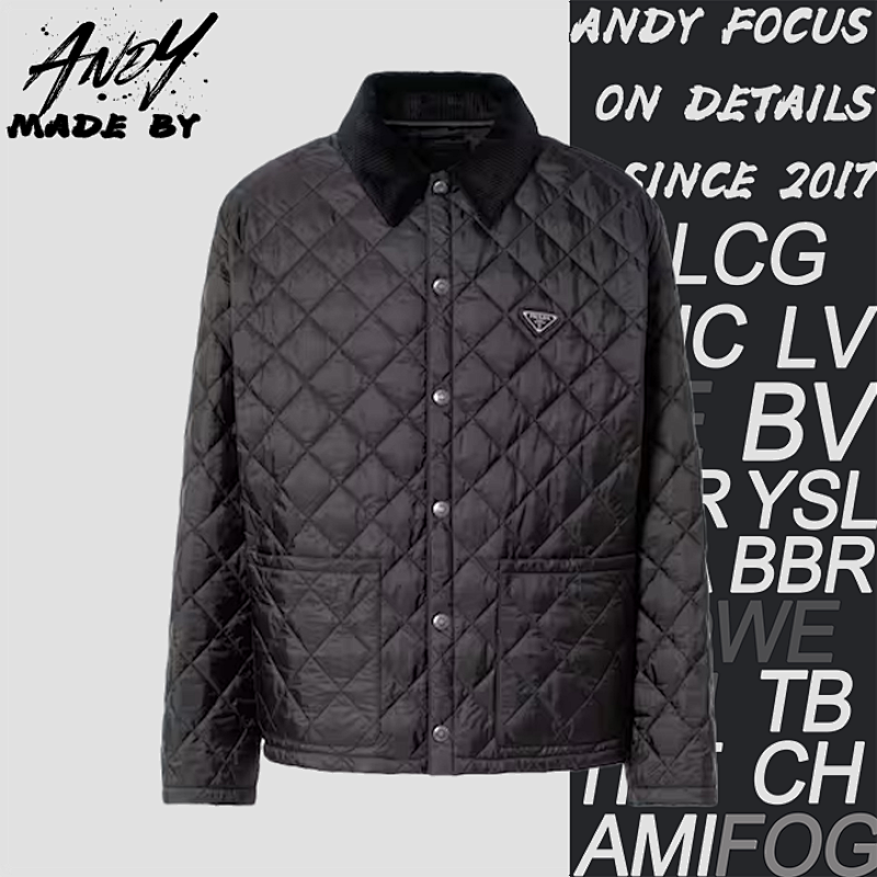 Prada Diamond Check Cotton Jacket