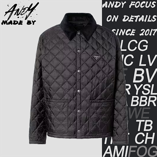 Prada Diamond Check Cotton Jacket