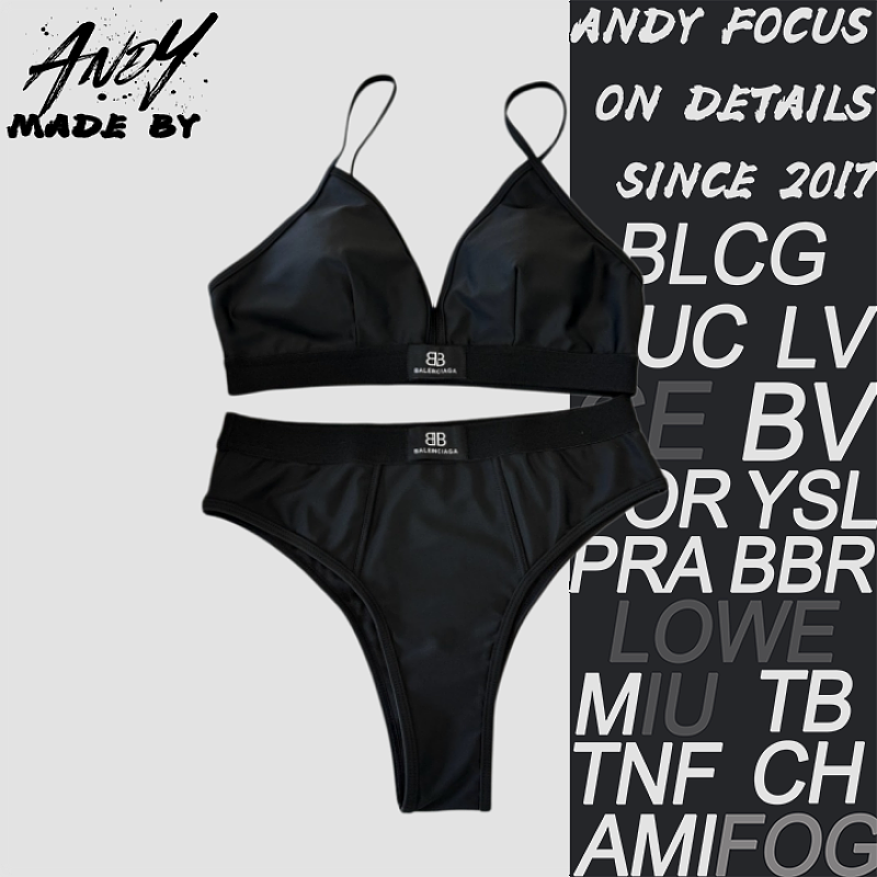 Balenciaga Bikini Split Swimsuit