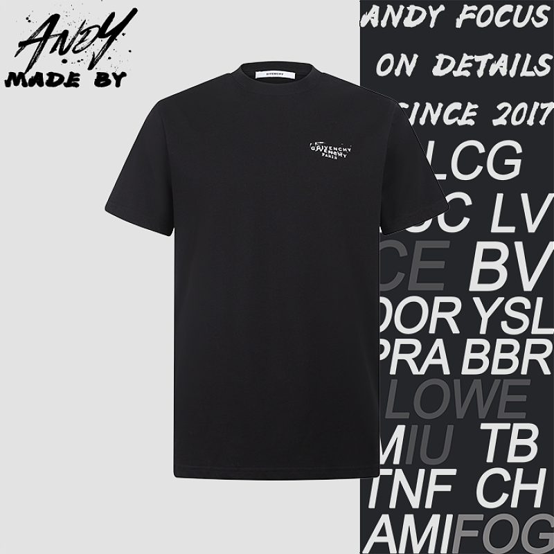Givenchy Stamp Printed Cotton Short-Sleeve T-Shirt