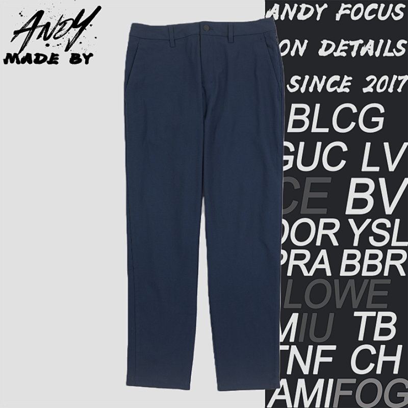 Abc Series Calssic Fit Trousers Mid-rise Trousers