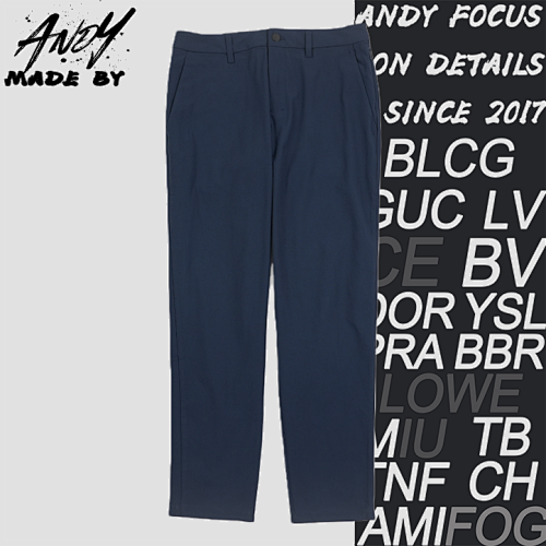 Abc Series Calssic Fit Trousers Mid-rise Trousers