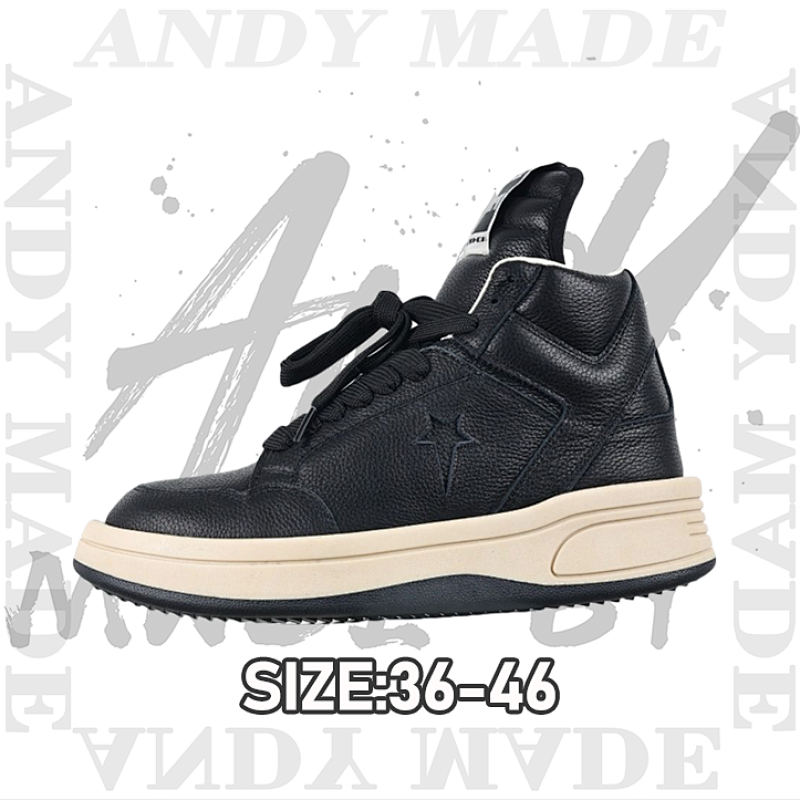 Rick Owens R Ickowens X C Onverse High-top Platform Sneakers