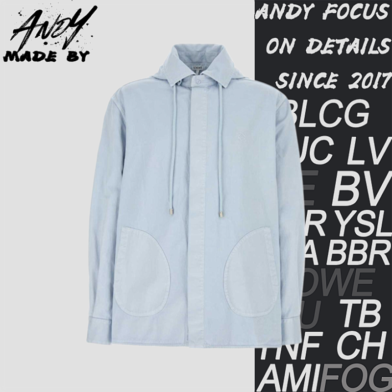 Hooded Jacket Haze Blue