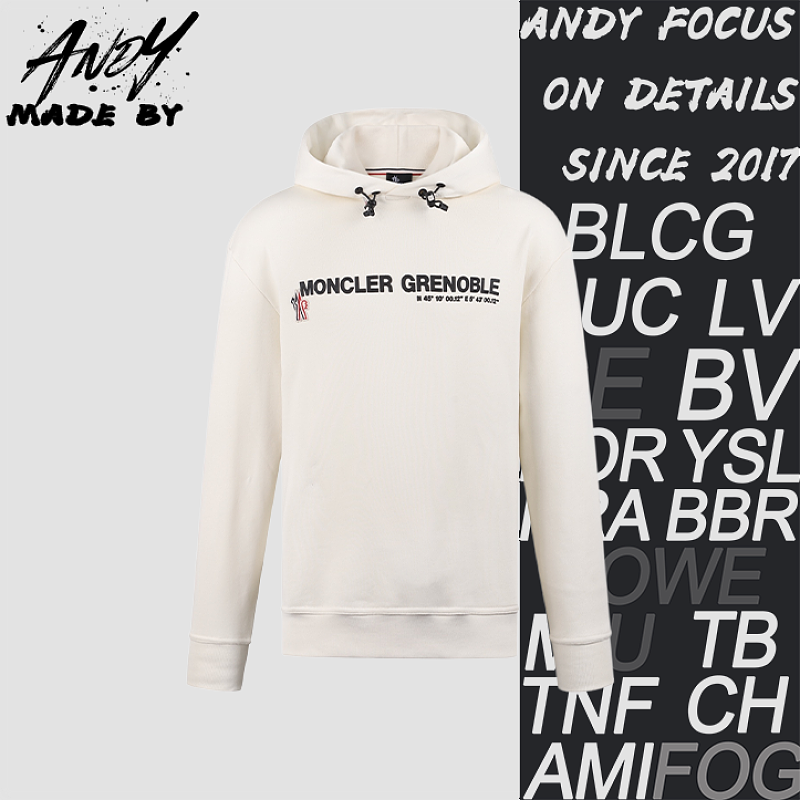 Cotton Hoodie With Printed Embroidery Logo