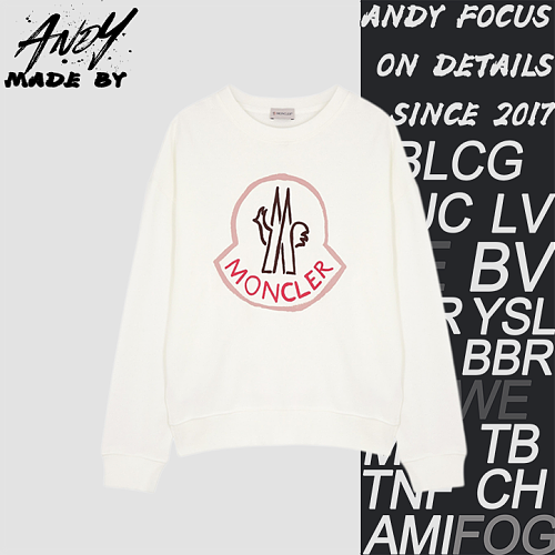 Foamed Logo Print Crew Neck Sweatshirt