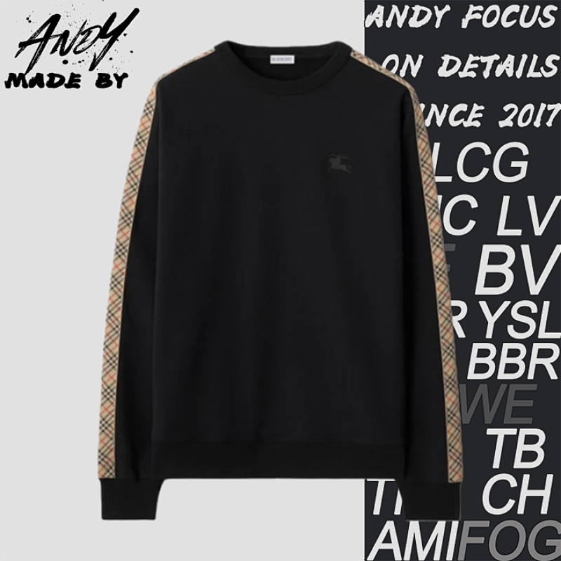 Ribbed Black Sweatshirt