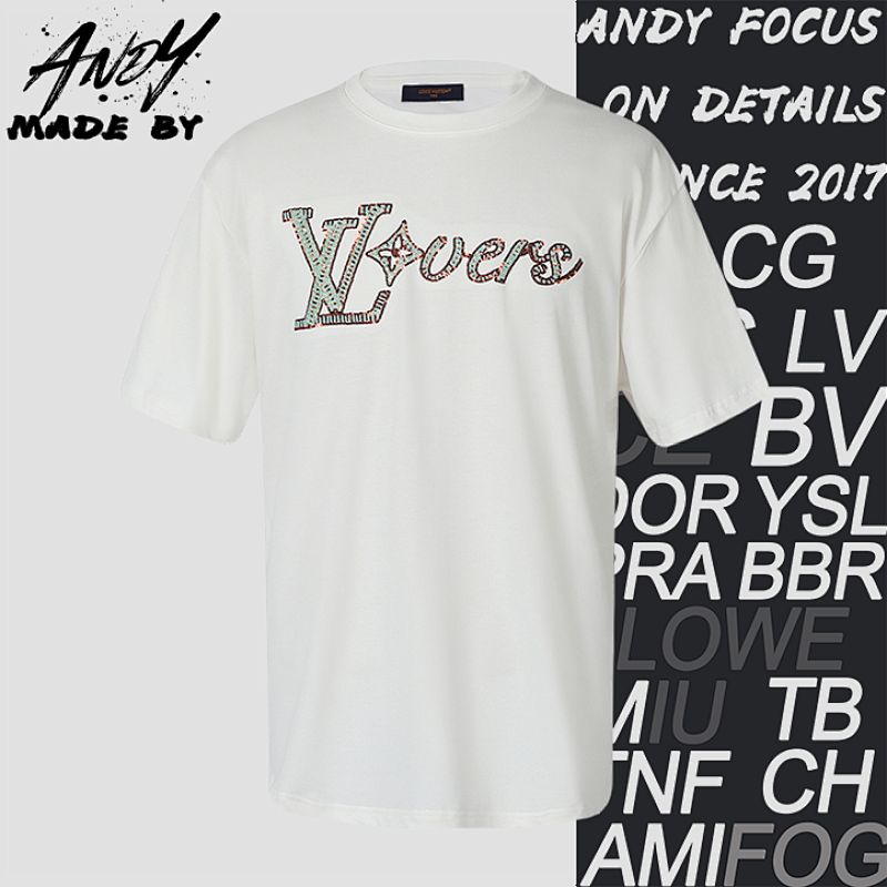 Louis Vuitton L V Letter Short-sleeved T-shirt