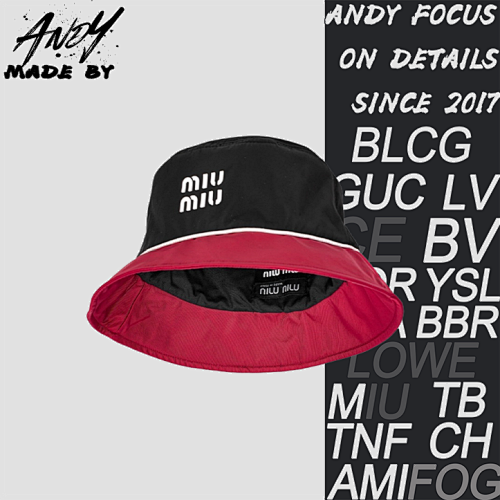 Miu Two-tone Bucket Hat A Fashion Statement